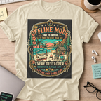 Offline Mode Unplug Shirt — Natural