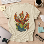 Phoenix Laptop Monster Shirt — Natural