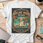 Offline Mode Unplug Shirt — White