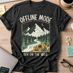 Offline Mode Dev On The Wild Shirt — Black