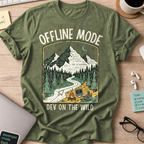Offline Mode Dev On The Wild Shirt — Military Green