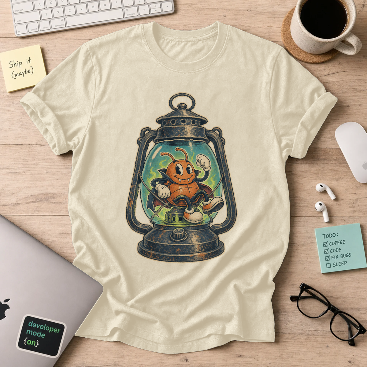 Bug in a Lantern Shirt — Natural