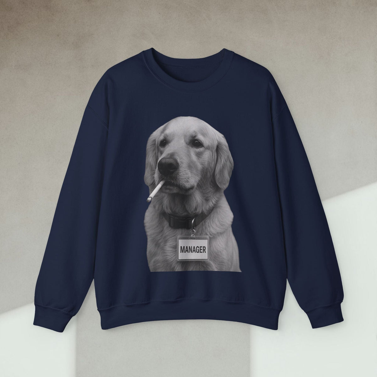 Code Culture dog manager sweatshirt funny programmer Sweatshirt in S — Code Culture developer clothing