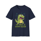 The Prod Is Down Again Cartoon Dinosaur Shirt