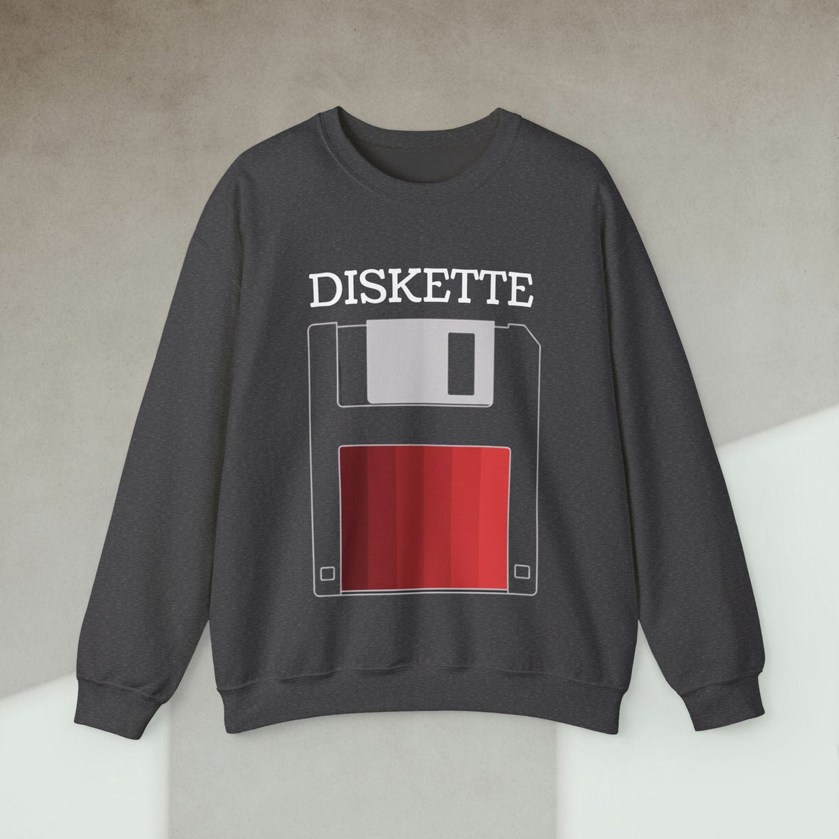 Code Culture diskette sweatshirt funny programmer Sweatshirt in S — Code Culture developer clothing