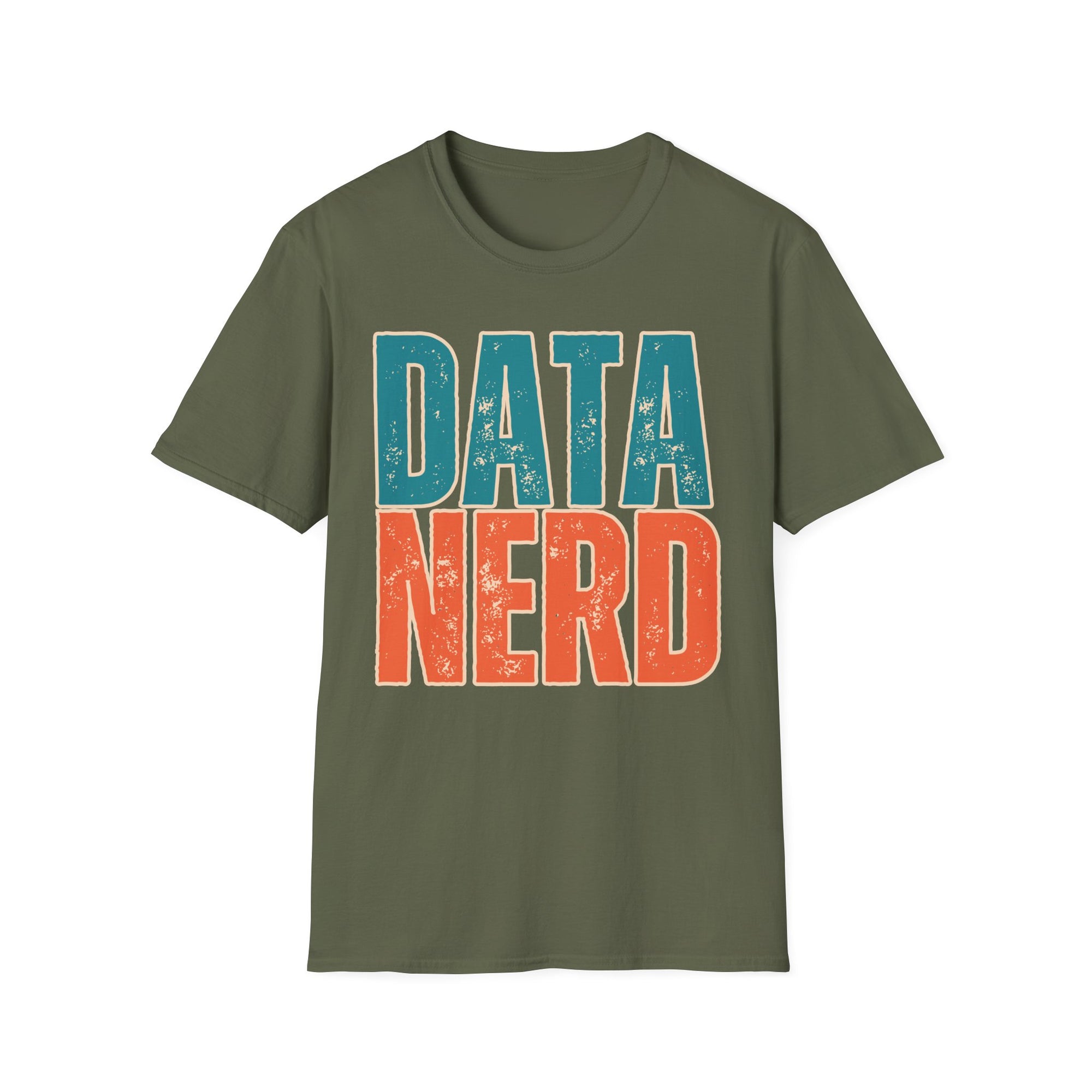 Data Nerd Vintage Typography Shirt