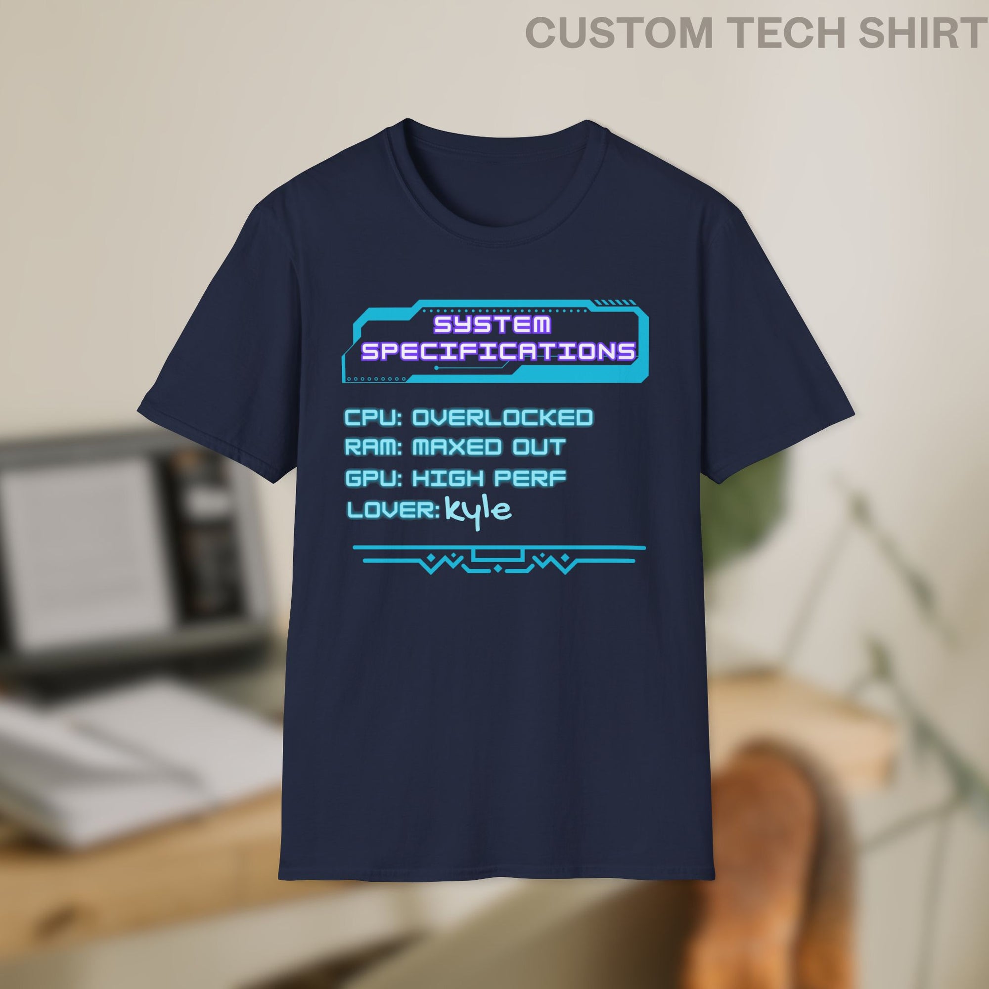 system specification Custom Shirt