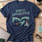 Ship It Apparently Shirt — Navy