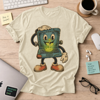 Laptop Plant Monster Shirt — Natural