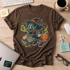 Witch Coder Shirt — Dark Chocolate