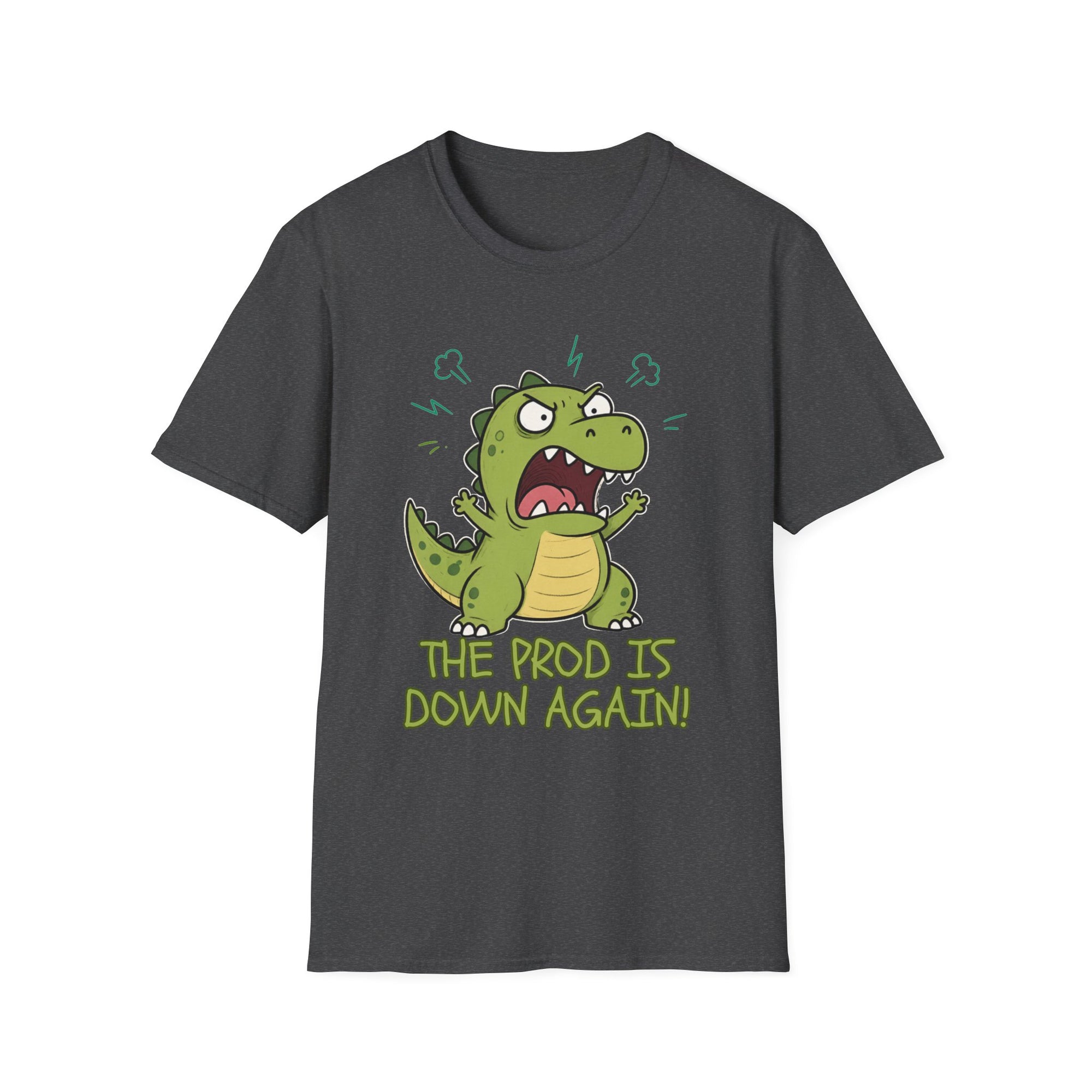 The Prod Is Down Again Cartoon Dinosaur Shirt