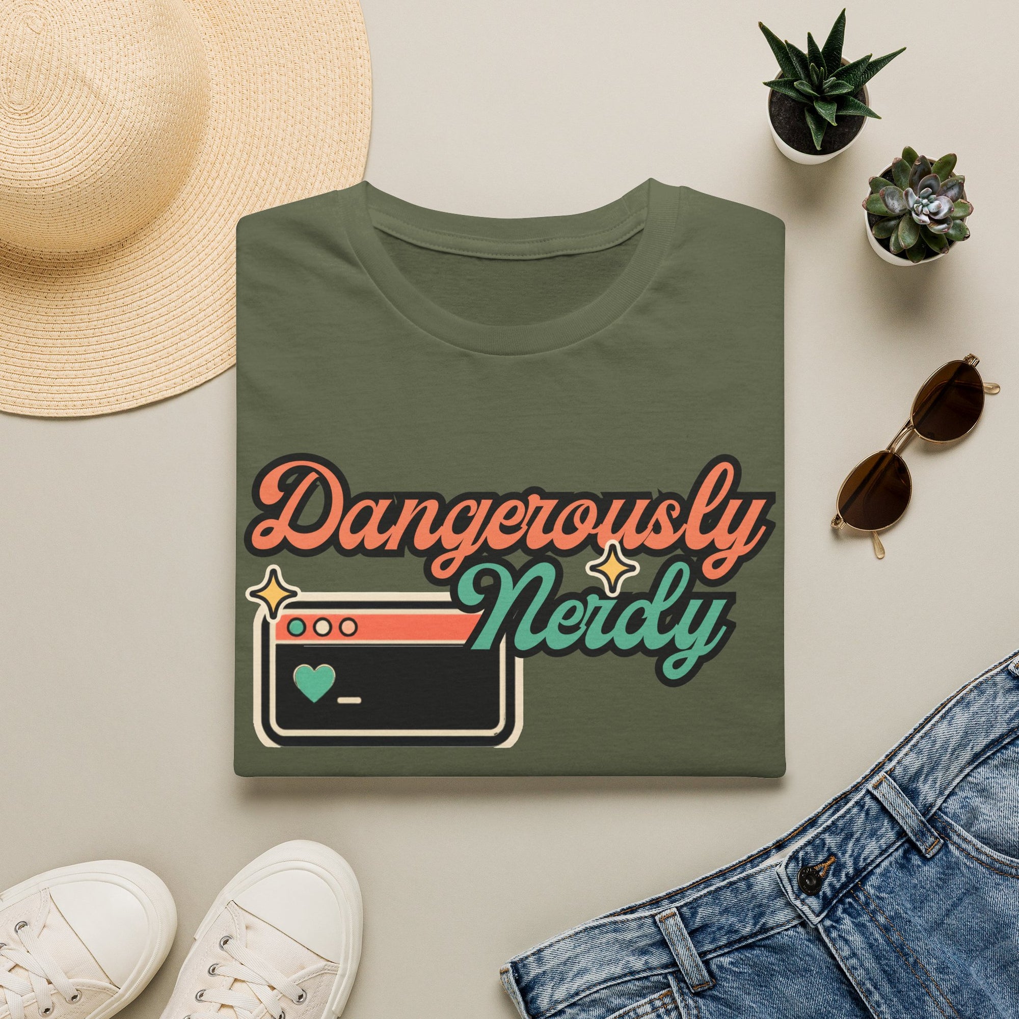 Dangerously Nerdy Retro Browser Shirt
