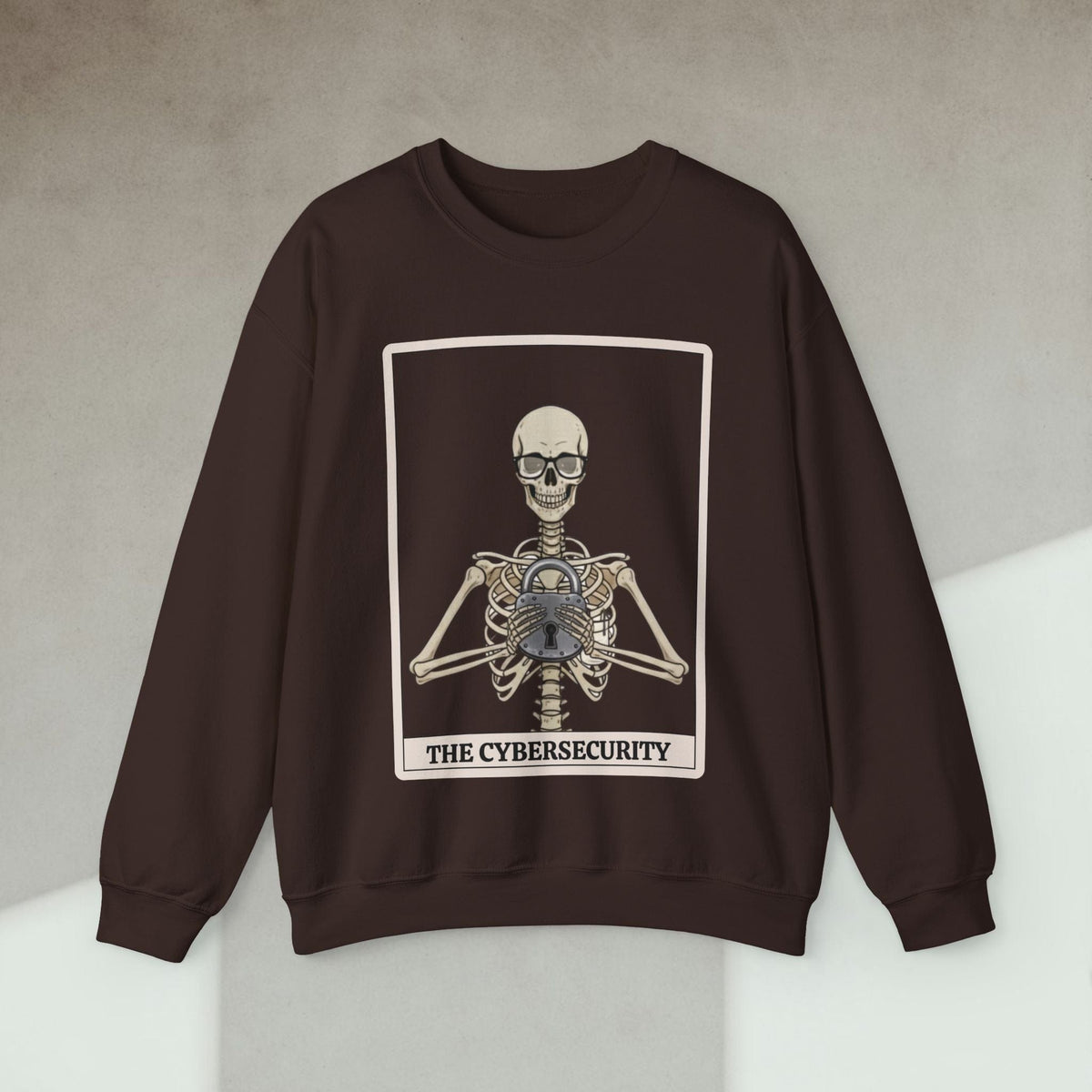 Code Culture skeleton cybersecurity sweatshirt funny programmer Sweatshirt in S — Code Culture developer clothing