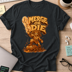 Merge or Die Shirt — Black