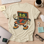 Possessed Laptop Shirt — Natural