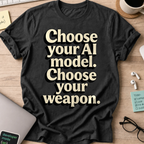Choose Your Weapon Shirt — Black