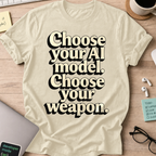 Choose Your Weapon Shirt — Natural