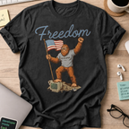Freedom Bigfoot Flag Shirt - Black