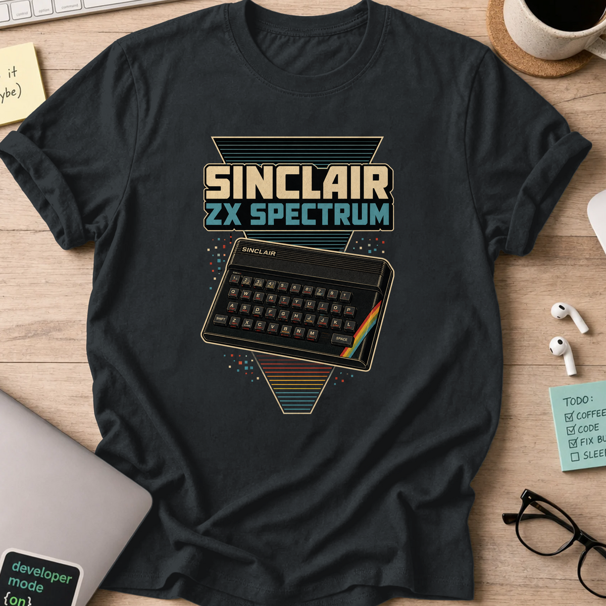 Nerd Collection Artwork 003 Shirt - Black mockup