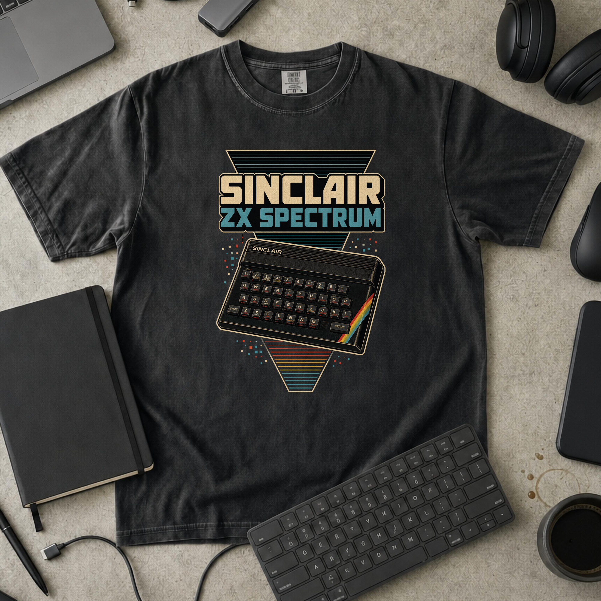 Nerd Collection Artwork 003 Premium Shirt - Black mockup