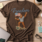 Freedom Bigfoot Flag Shirt - Dark Chocolate