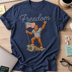 Freedom Bigfoot Flag Shirt - Navy