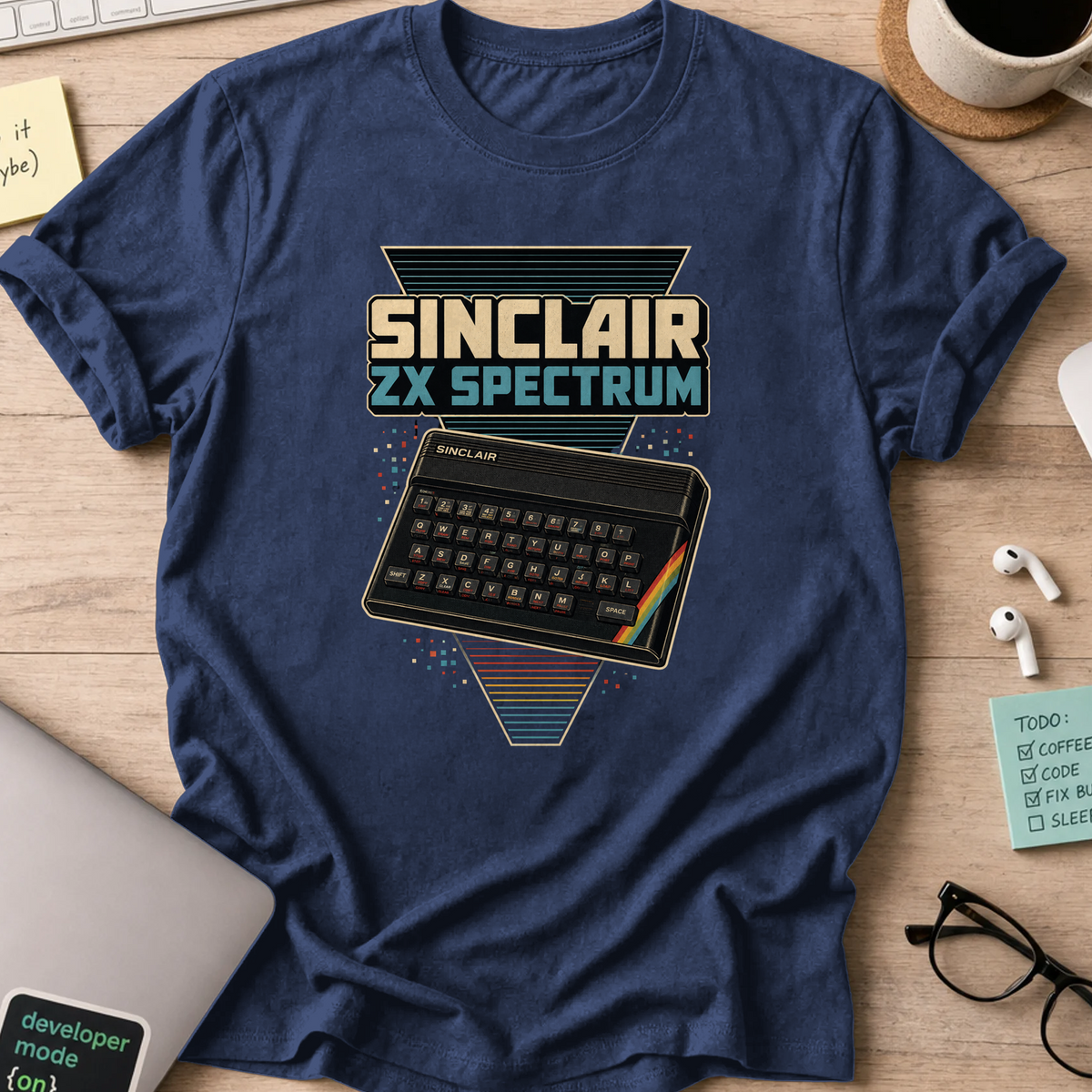 Nerd Collection Artwork 003 Shirt - Navy mockup