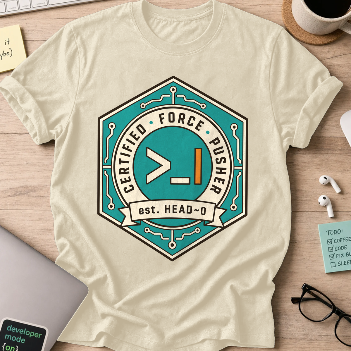 Certified Force Pusher Shirt — Natural