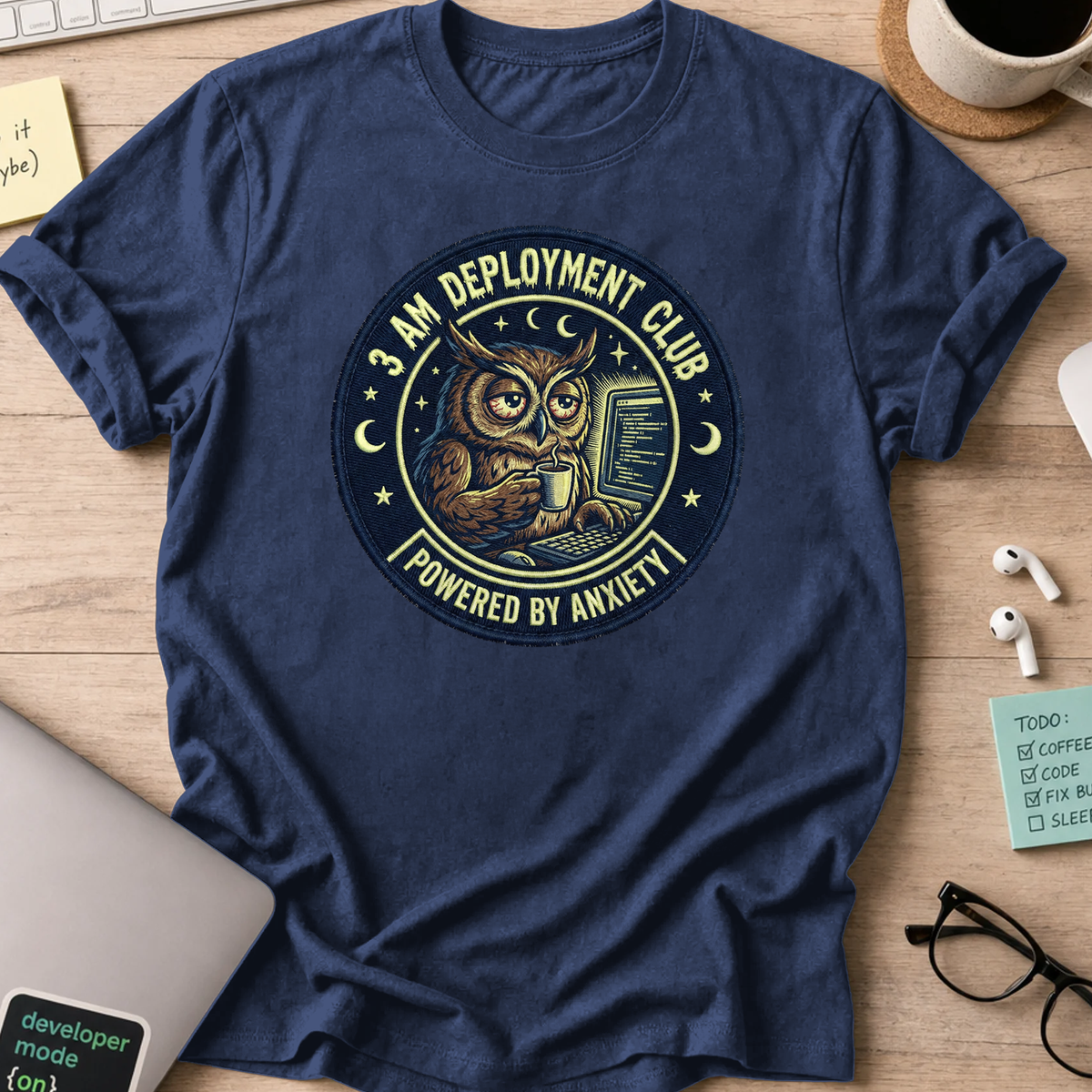 3am deployment club shirt - Navy