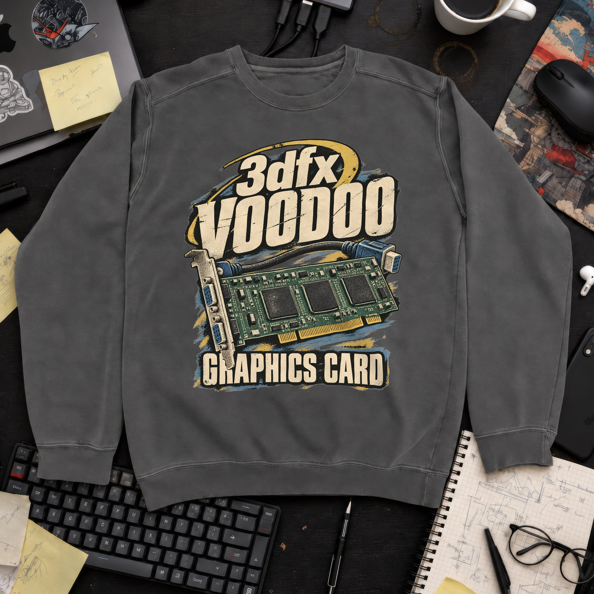 3dfx Voodoo Graphics Card Sweatshirt – Code Culture