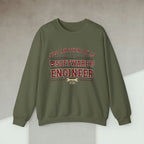 Code Culture just another day as software engineer sweatshirt funny programmer Sweatshirt in S — Code Culture developer clothing