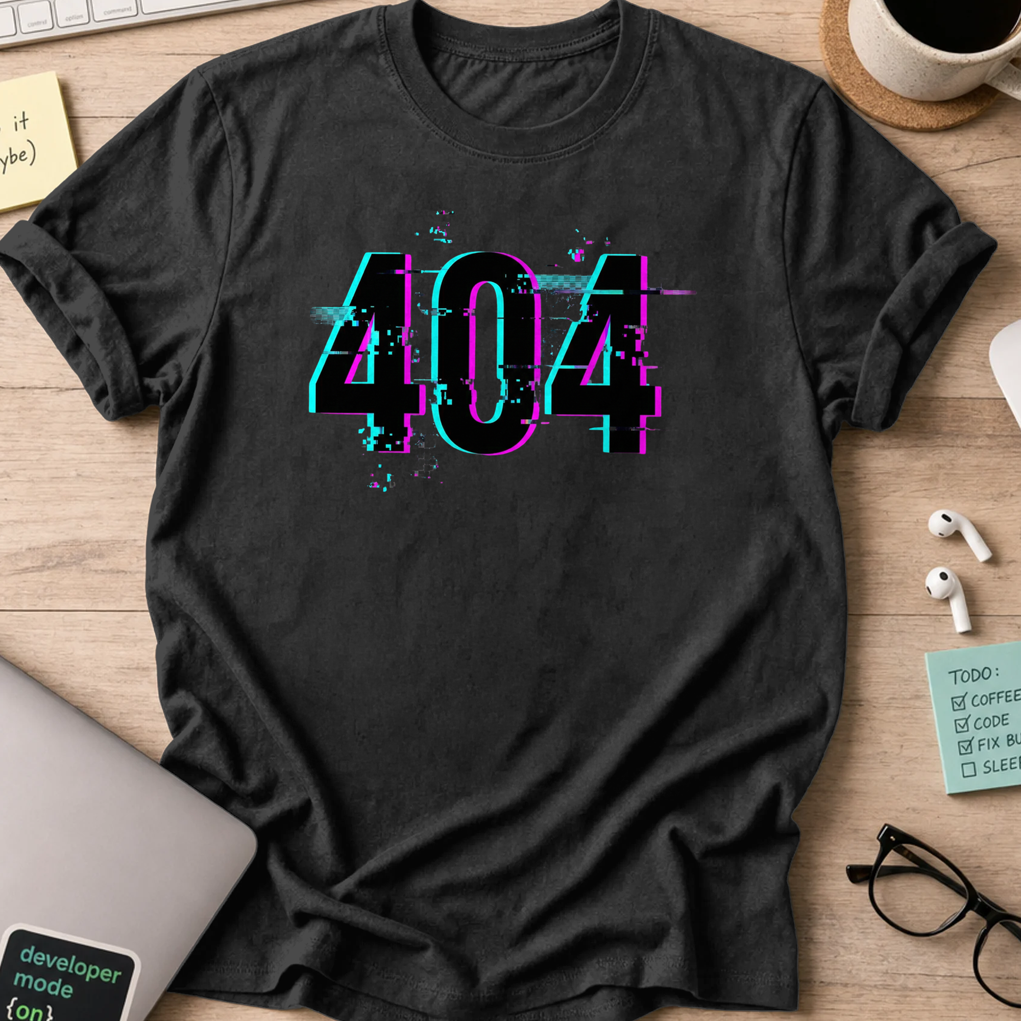 404 shirt - Black