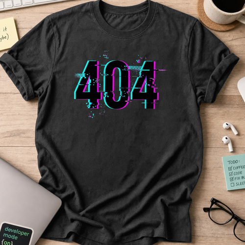 404 shirt - Black