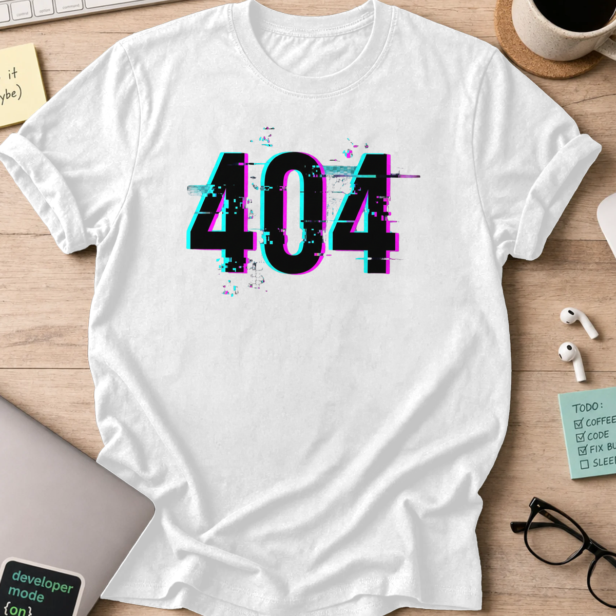 404 shirt - White