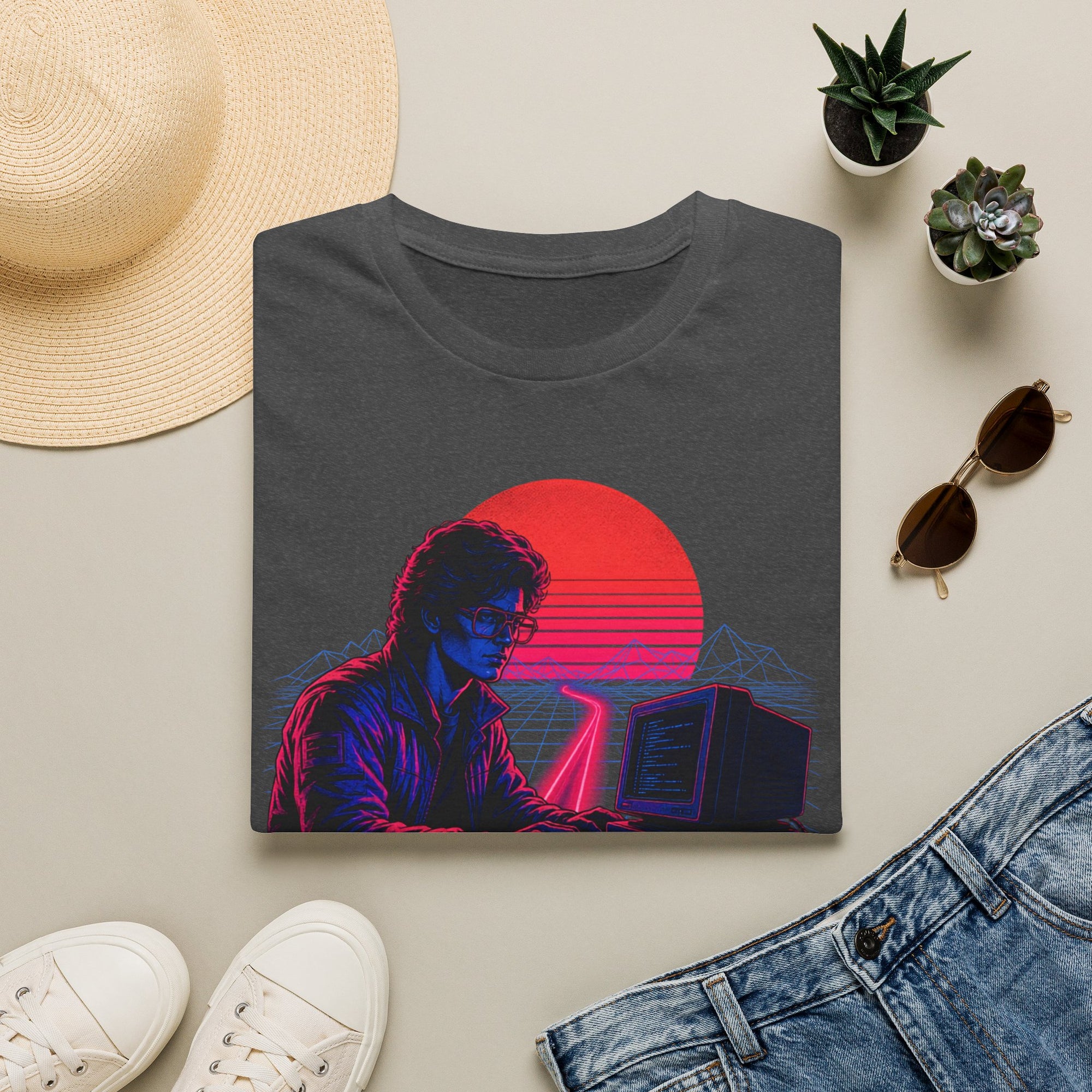 Neon Programmer Synthwave Shirt