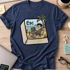 Escape Key Getaway Shirt — Navy