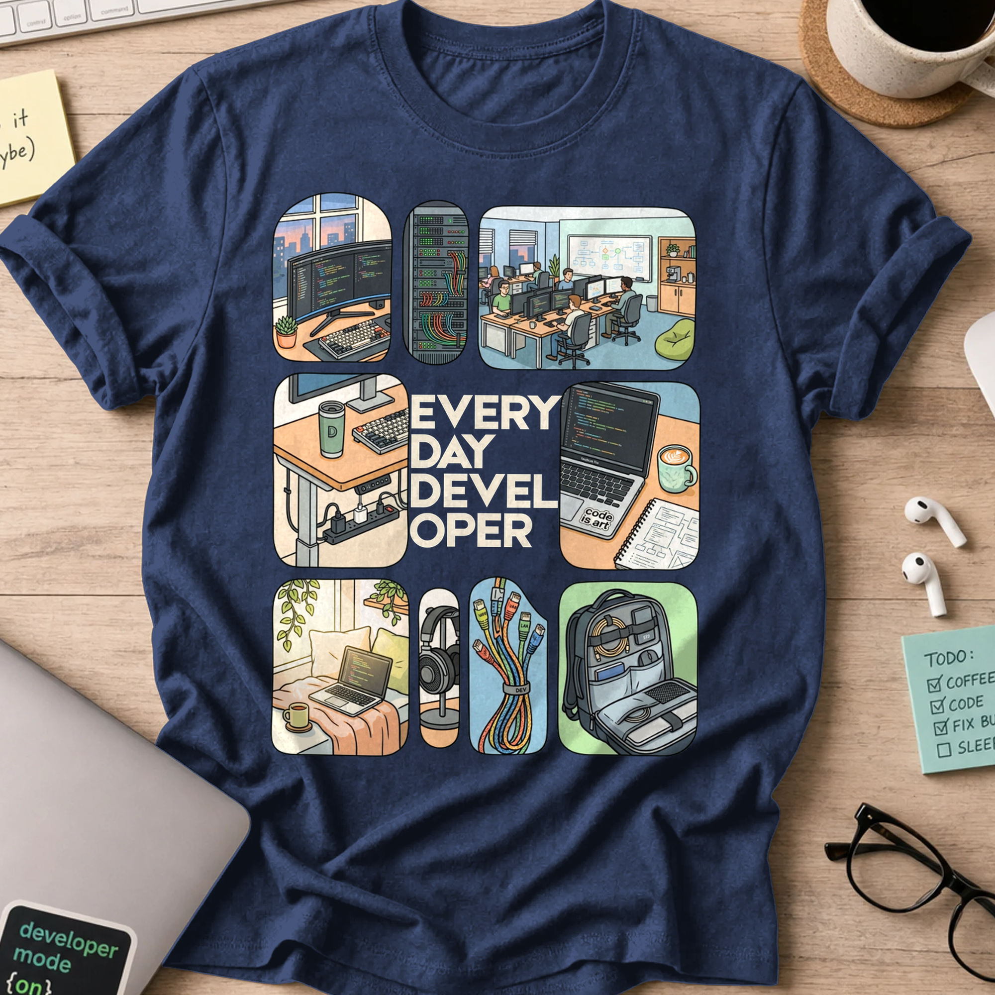Every Day Developer Shirt — Navy
