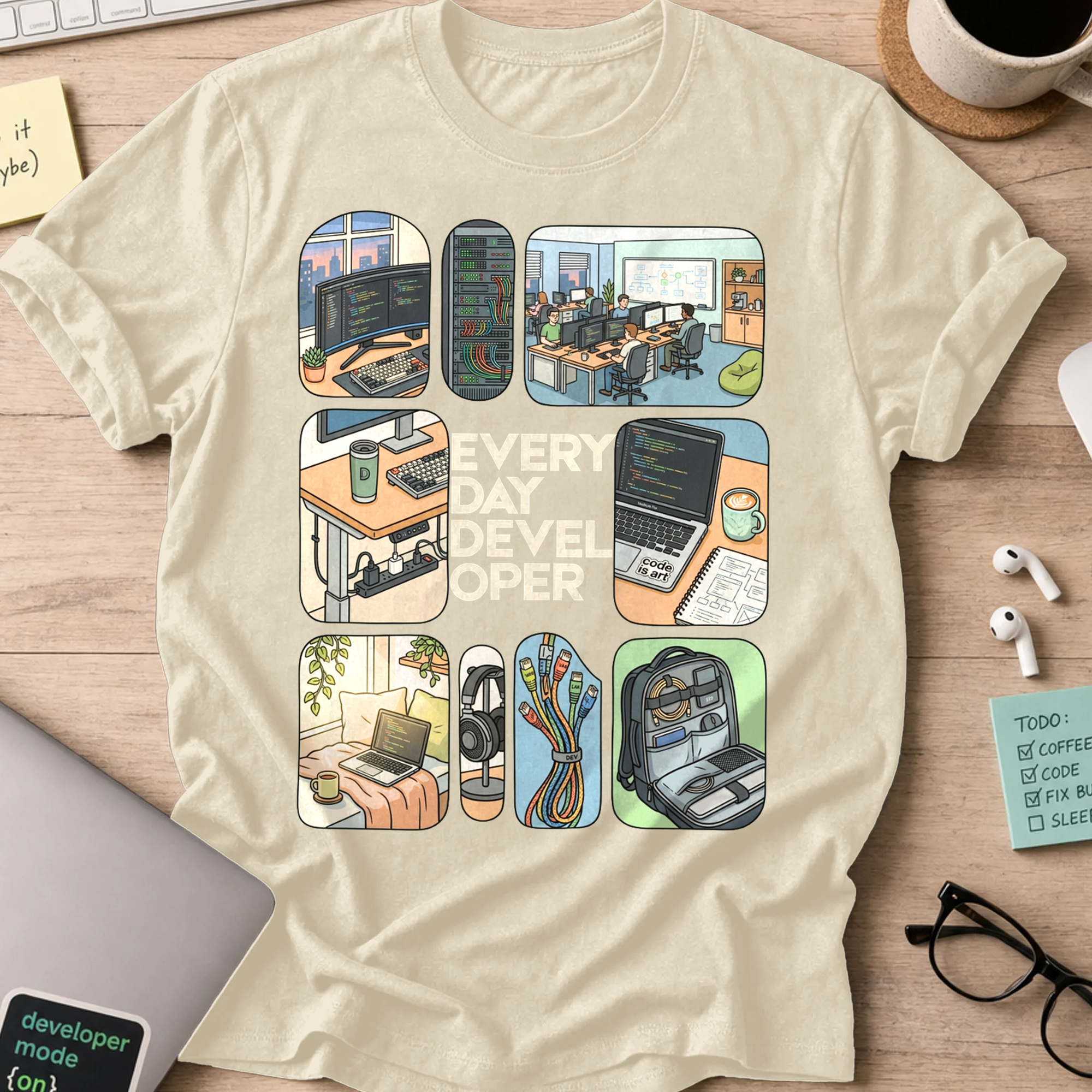 Every Day Developer Shirt — Natural