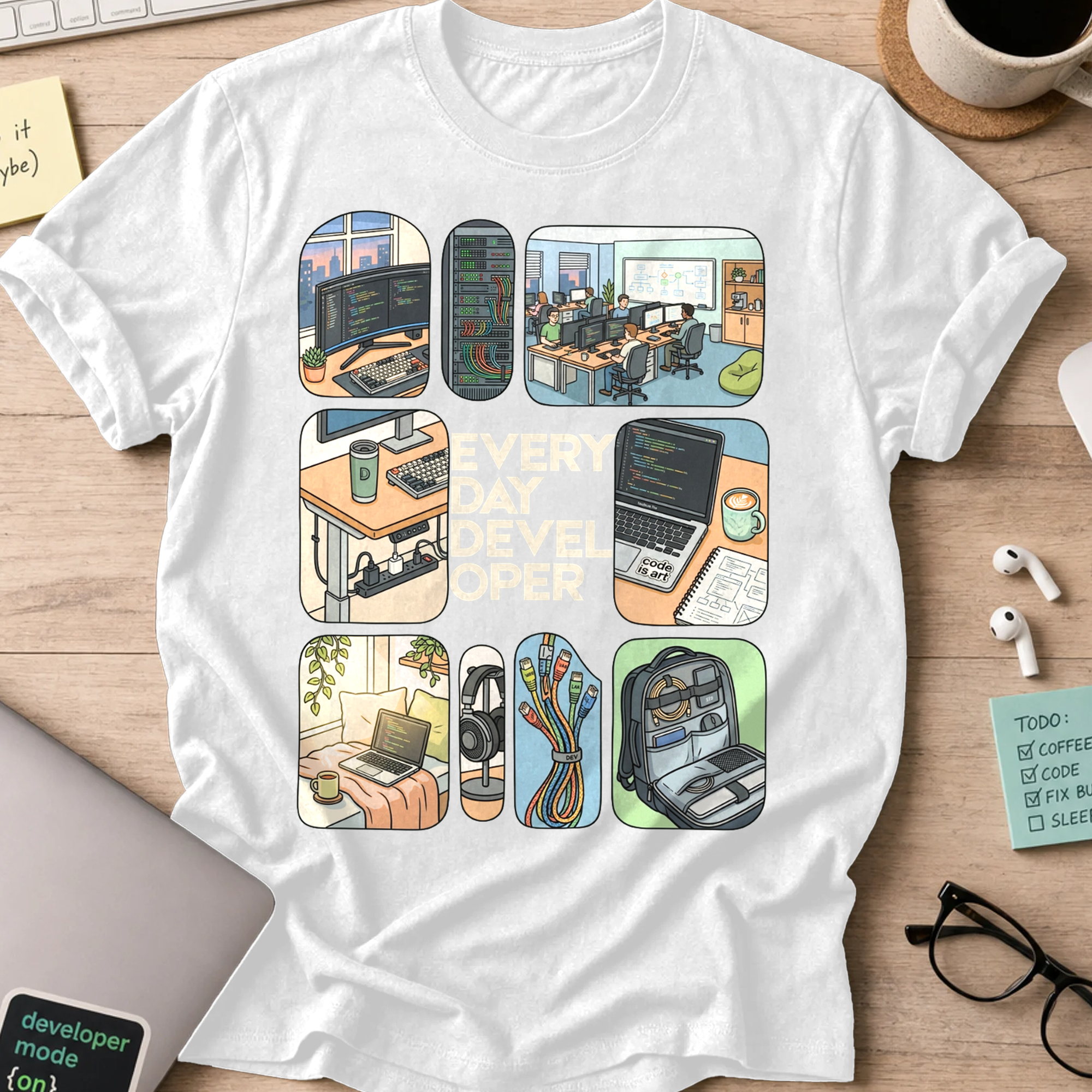 Every Day Developer Shirt — White