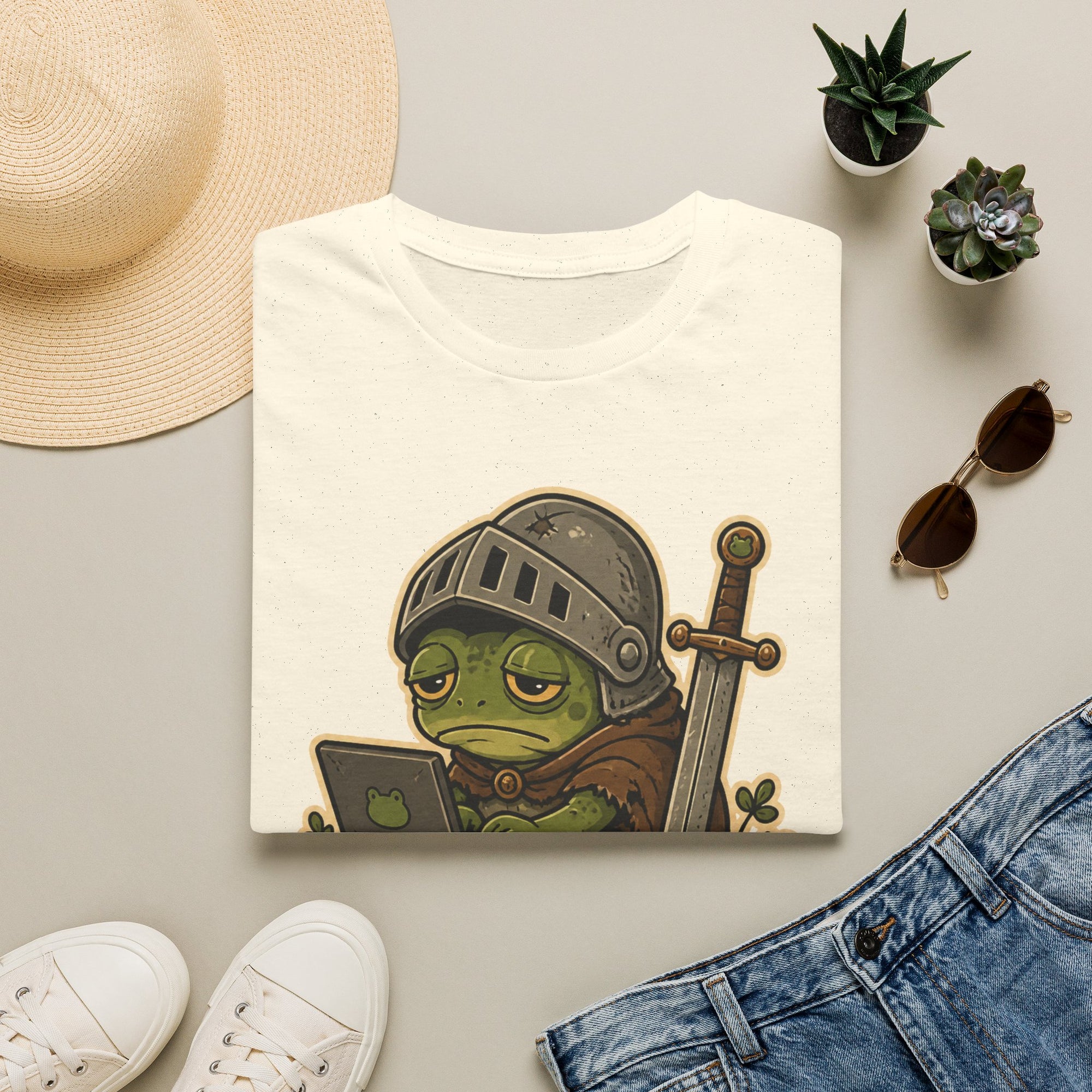 Frog Knight Coder Medieval Shirt