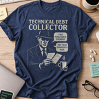 Technical Debt Collector shirt — Navy