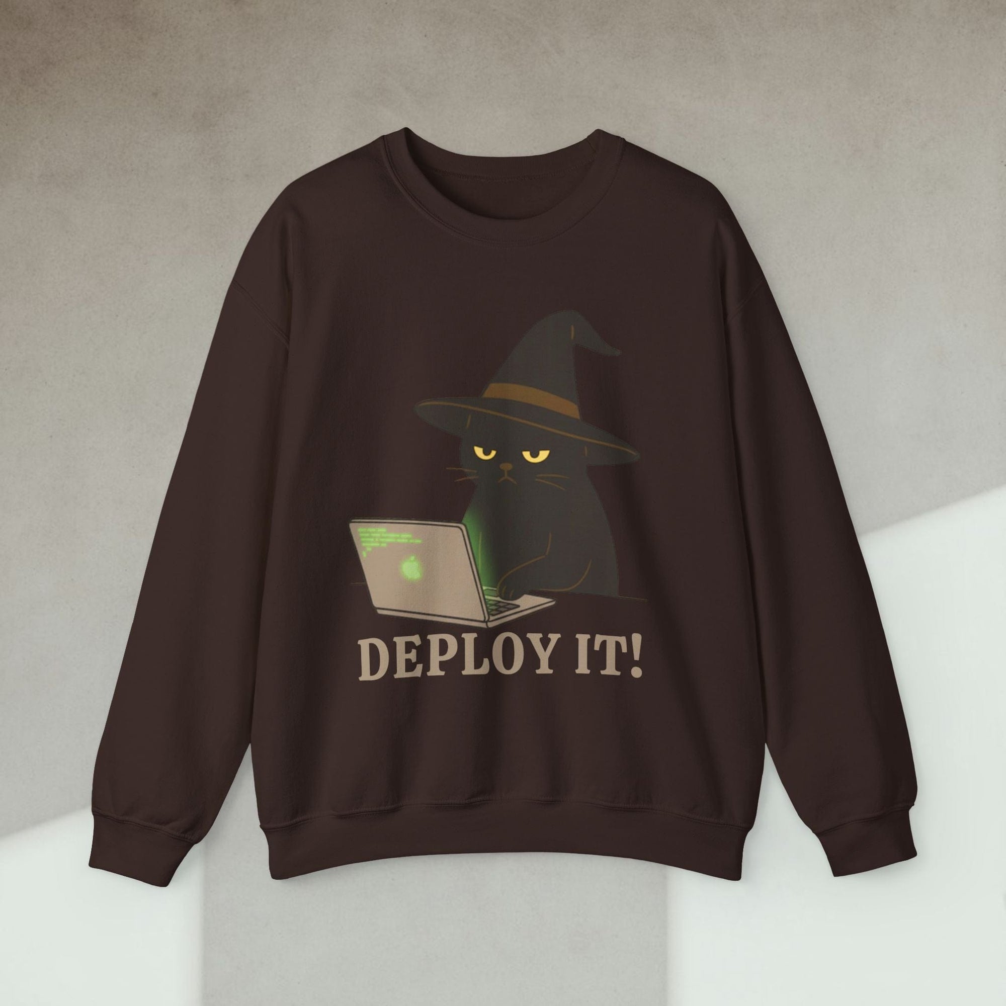 deploy it cat sweatshirt