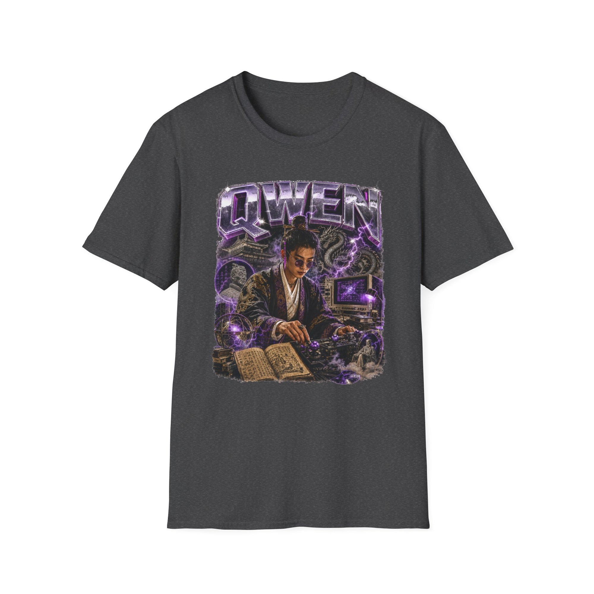 Qwen Cyberpunk Coder Shirt