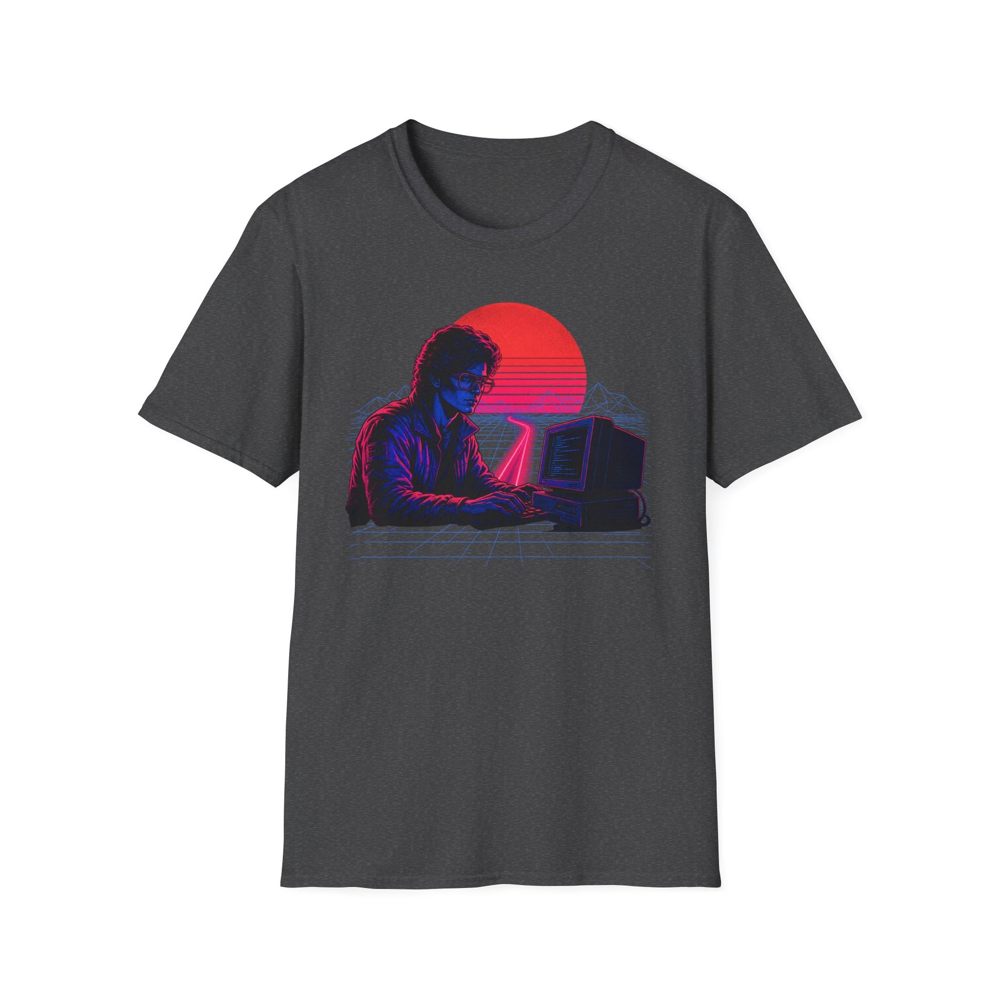 Neon Programmer Synthwave Shirt