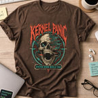 Kernel Panic System Down Shirt — Dark Chocolate