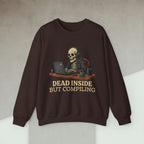 dead inside but compiling sweatshirt