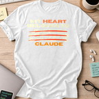 My Heart Belongs To Claude Shirt — White