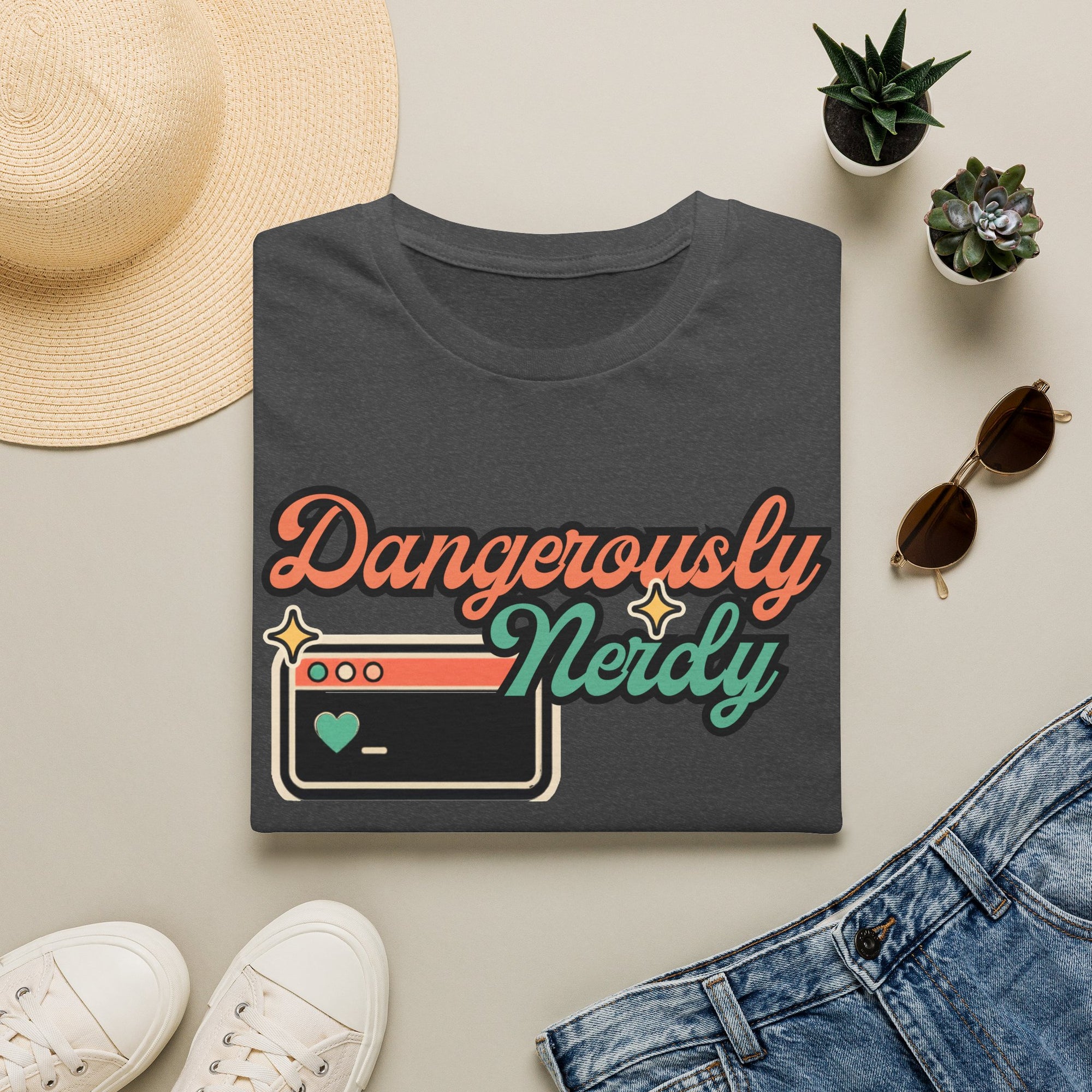 Dangerously Nerdy Retro Browser Shirt