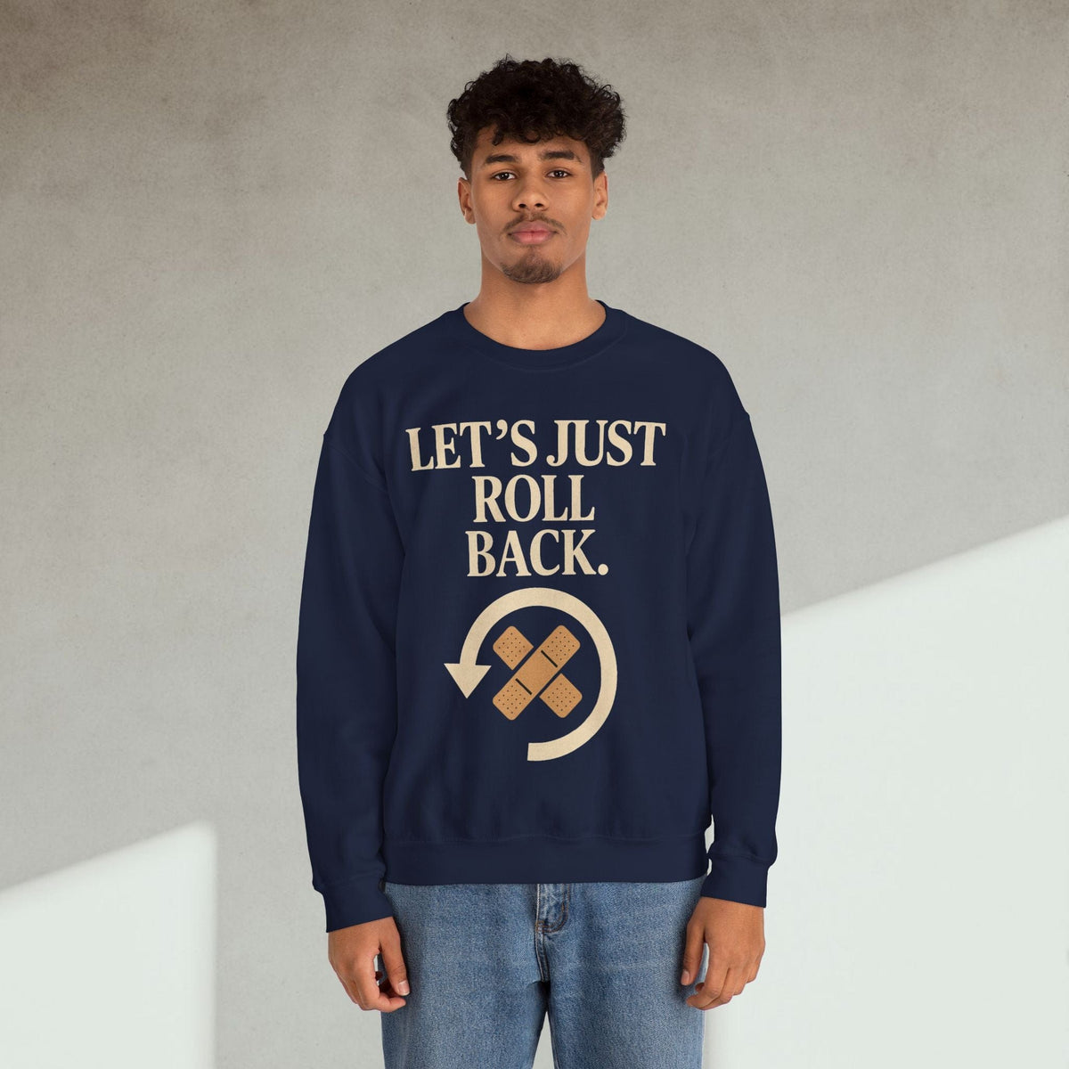 Code Culture lets just rollback Sweatshirt funny programmer Sweatshirt in S — Code Culture developer clothing