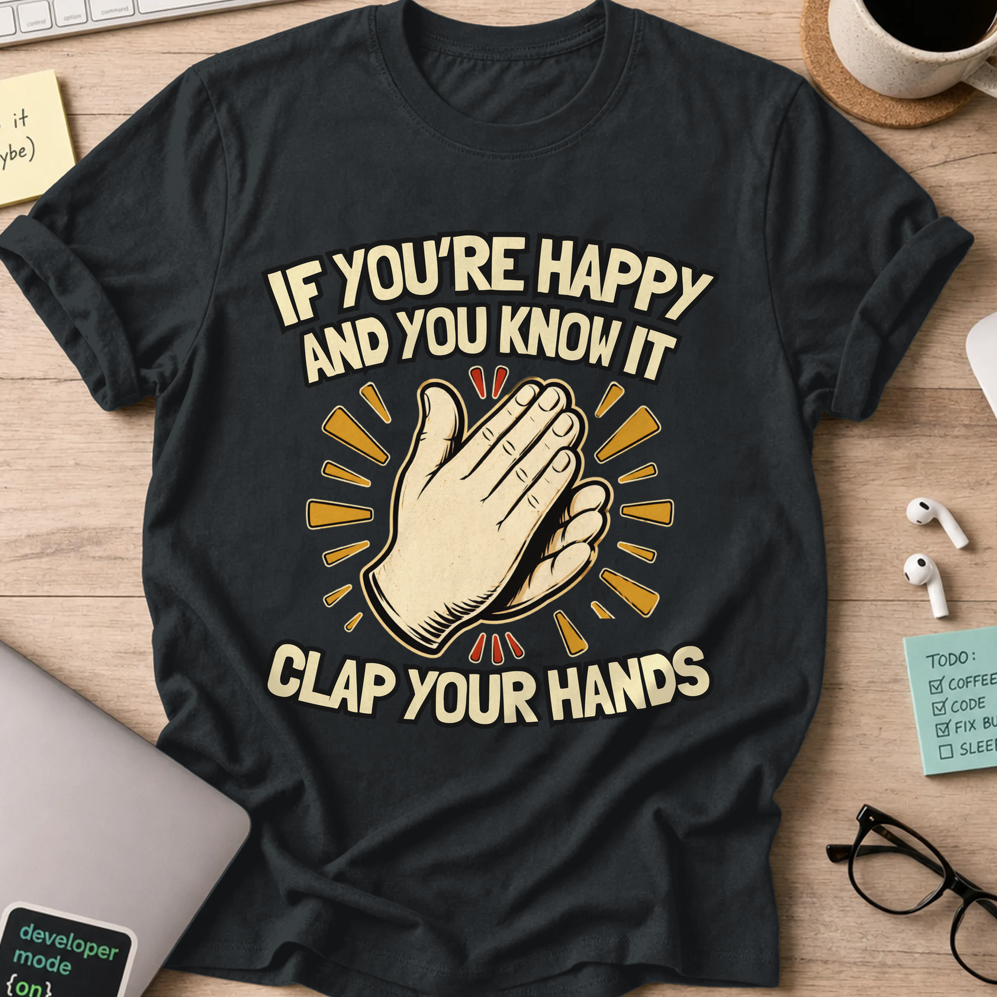 Nerd Collection Artwork 004 Shirt - Black mockup
